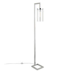 Lampadaire haut Malva 67,75 avec abat-jour en verre - 11 pouces de large