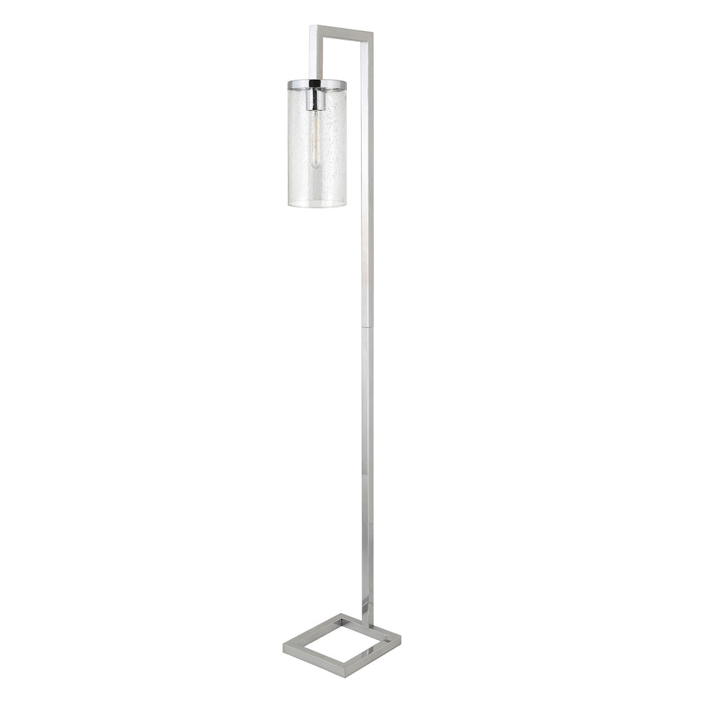 Lampadaire haut Malva 67,75 avec abat-jour en verre - 11 pouces de large