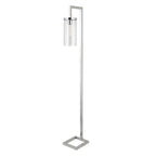 Lampadaire haut Malva 67,75 avec abat-jour en verre - 11 pouces de large