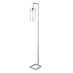 Lampadaire haut Malva 67,75 avec abat-jour en verre - 11 pouces de large