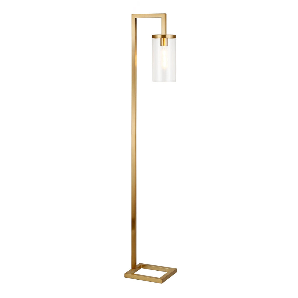 Lampadaire haut Malva 67,75 avec abat-jour en verre - 11 pouces de large