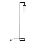 Lampadaire haut Malva 67,75 avec abat-jour en verre - 11 pouces de large