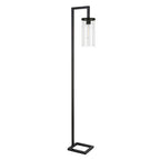 Lampadaire haut Malva 67,75 avec abat-jour en verre - 11 pouces de large