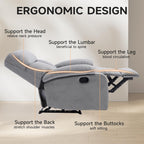 Petit fauteuil inclinable manuel pour adultes