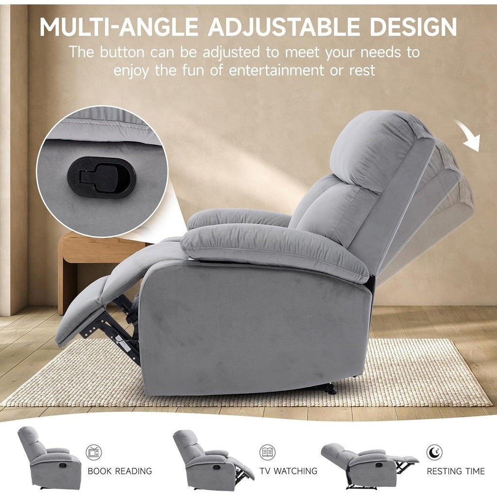 Petit fauteuil inclinable manuel pour adultes