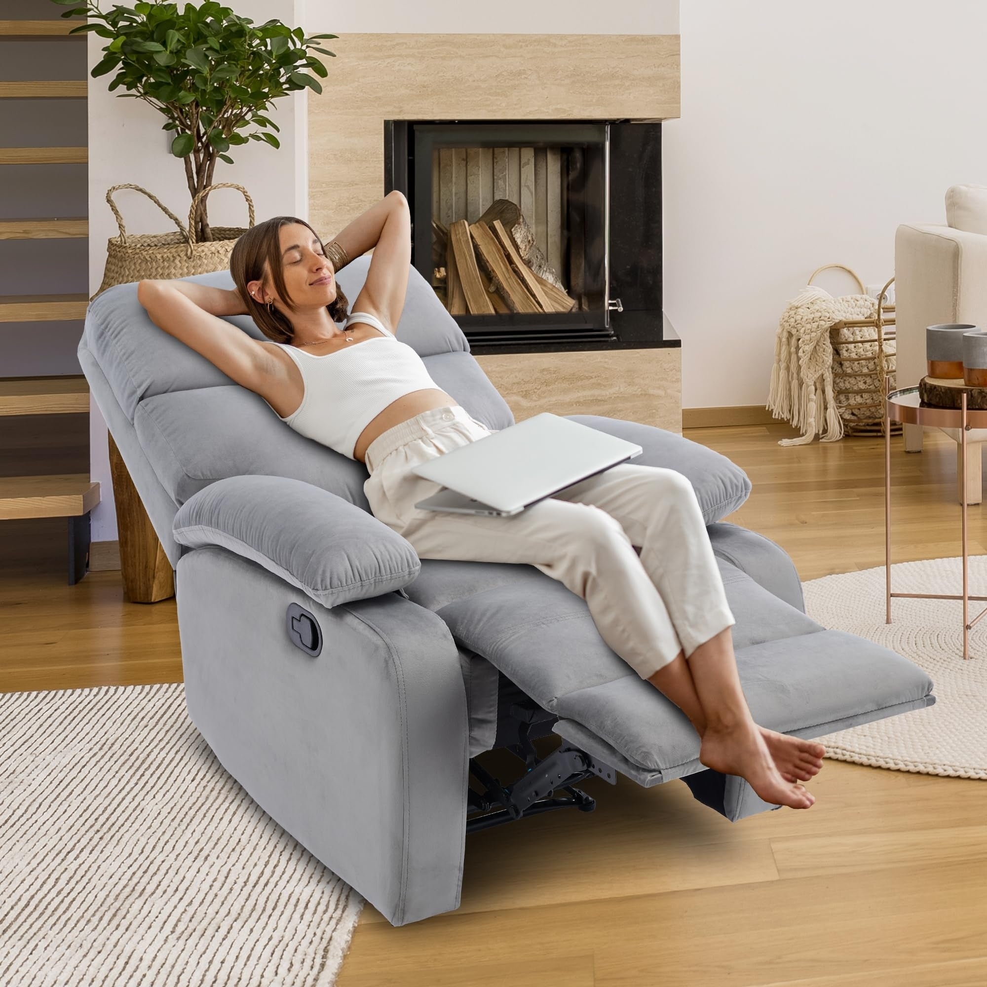 Petit fauteuil inclinable manuel pour adultes