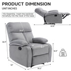 Petit fauteuil inclinable manuel pour adultes
