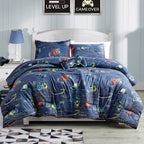 Ensemble de couette MarCielo Kids pour filles et garçons Game Boy