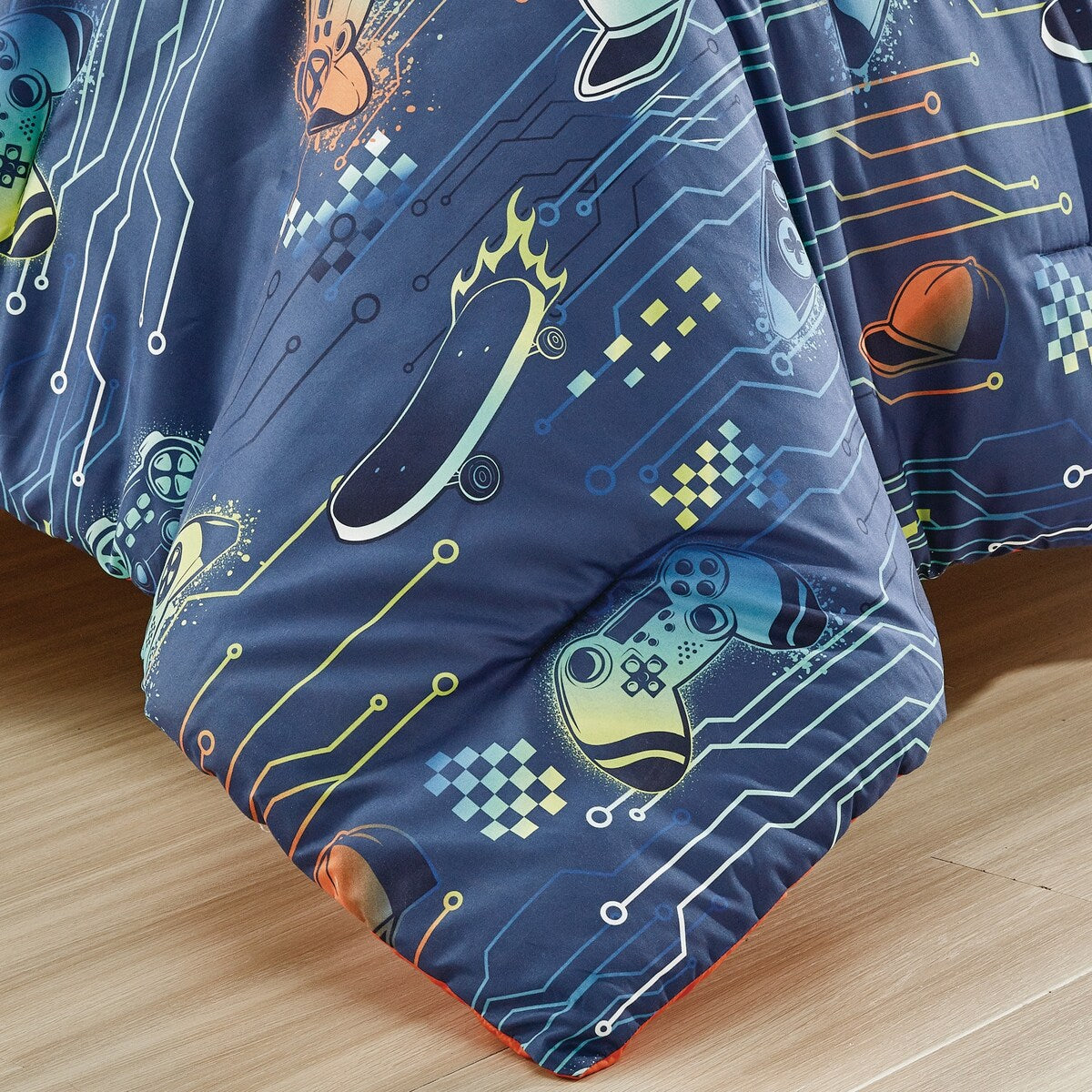 Ensemble de couette MarCielo Kids pour filles et garçons Game Boy