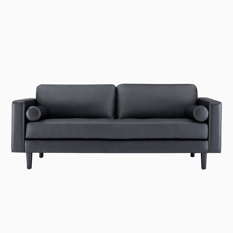 Canapé en cuir véritable du milieu du siècle pour salon, canapé de luxe, meubles pour maison, bureau, chambre à coucher