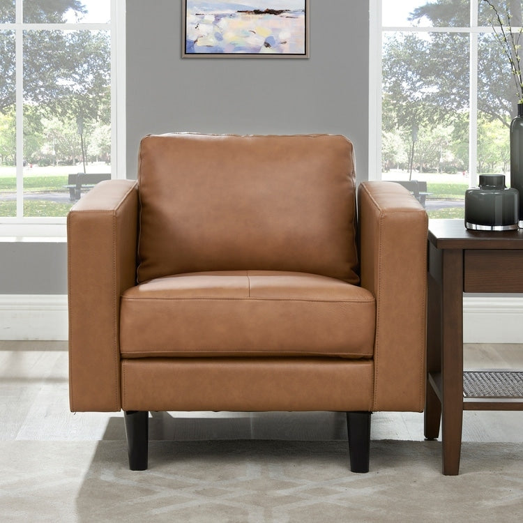 Canapé en cuir véritable du milieu du siècle pour salon, canapé de luxe, meubles pour maison, bureau, chambre à coucher