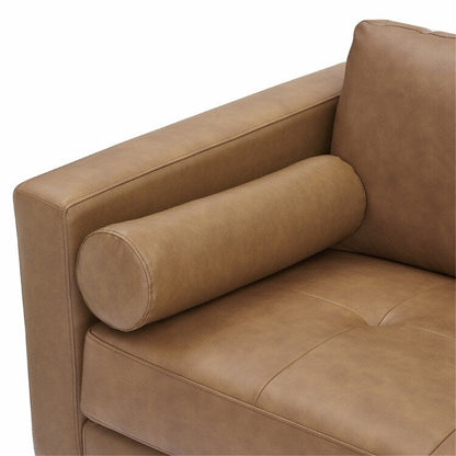 Canapé en cuir véritable du milieu du siècle pour salon, canapé de luxe, meubles pour maison, bureau, chambre à coucher
