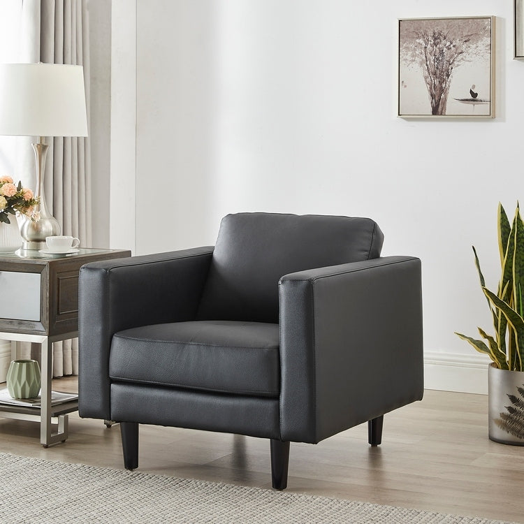 Canapé en cuir véritable du milieu du siècle pour salon, canapé de luxe, meubles pour maison, bureau, chambre à coucher