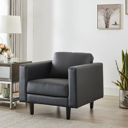 Canapé en cuir véritable du milieu du siècle pour salon, canapé de luxe, meubles pour maison, bureau, chambre à coucher