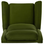 Fauteuil inclinable pivotant moderne en velours Marloo par Christopher Knight Home