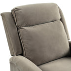Fauteuil inclinable pivotant moderne en velours Marloo par Christopher Knight Home