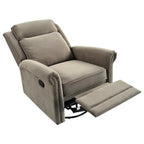 Fauteuil inclinable pivotant moderne en velours Marloo par Christopher Knight Home