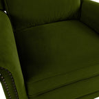 Fauteuil inclinable pivotant moderne en velours Marloo par Christopher Knight Home