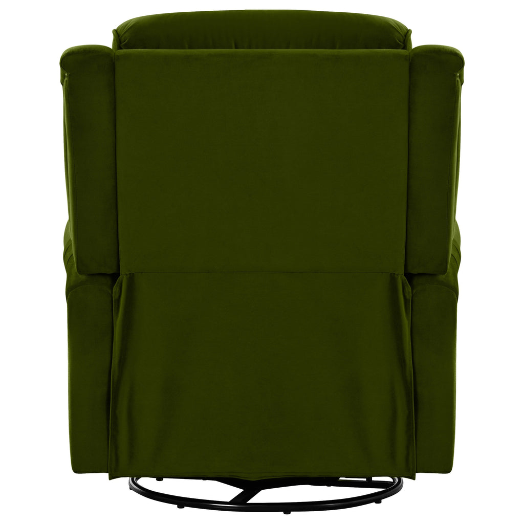 Fauteuil inclinable pivotant moderne en velours Marloo par Christopher Knight Home