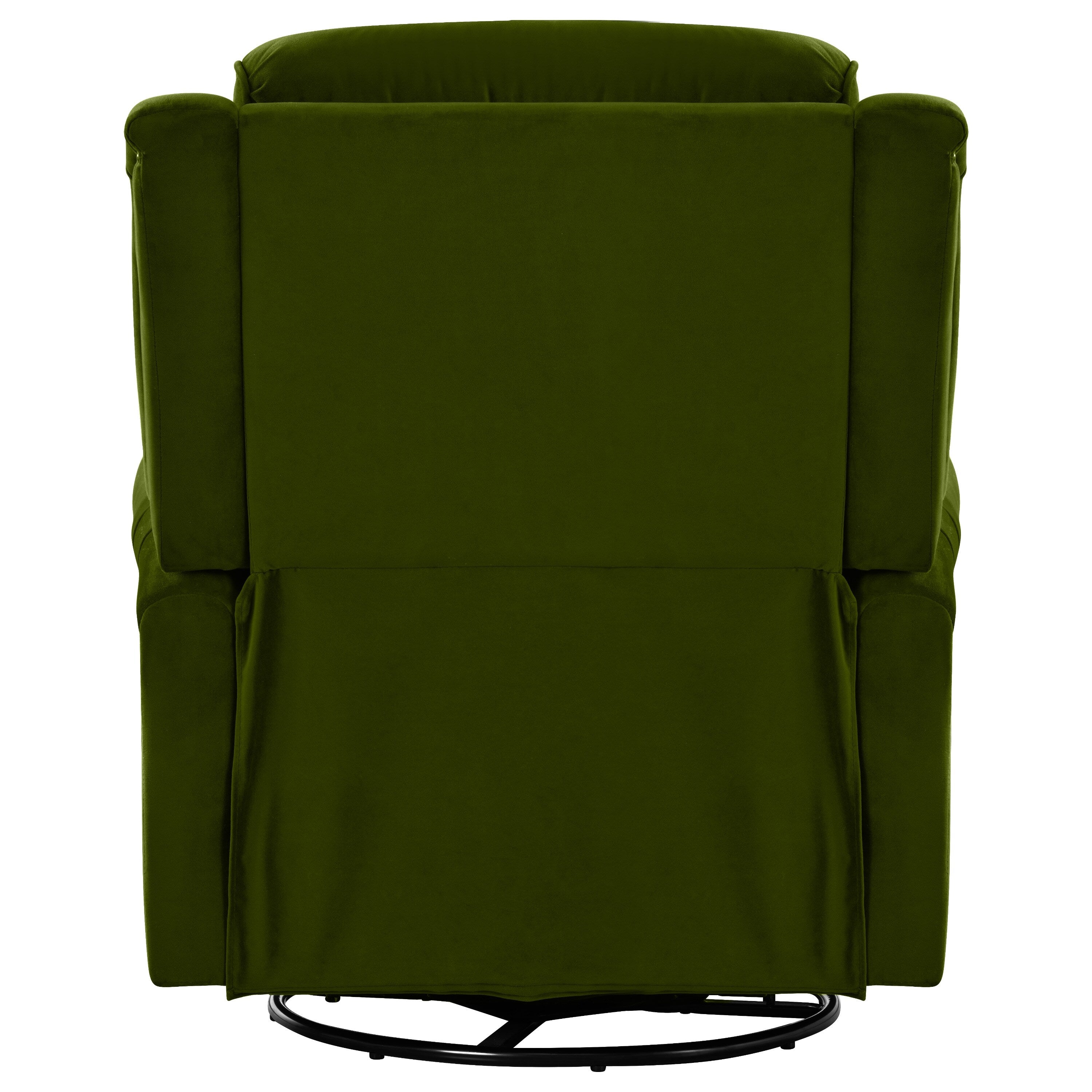 Fauteuil inclinable pivotant moderne en velours Marloo par Christopher Knight Home