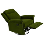 Fauteuil inclinable pivotant moderne en velours Marloo par Christopher Knight Home