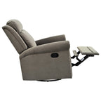 Fauteuil inclinable pivotant moderne en velours Marloo par Christopher Knight Home