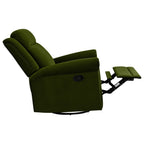 Fauteuil inclinable pivotant moderne en velours Marloo par Christopher Knight Home