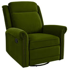 Fauteuil inclinable pivotant moderne en velours Marloo par Christopher Knight Home