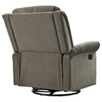 Fauteuil inclinable pivotant moderne en velours Marloo par Christopher Knight Home