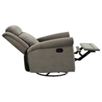 Fauteuil inclinable pivotant moderne en velours Marloo par Christopher Knight Home