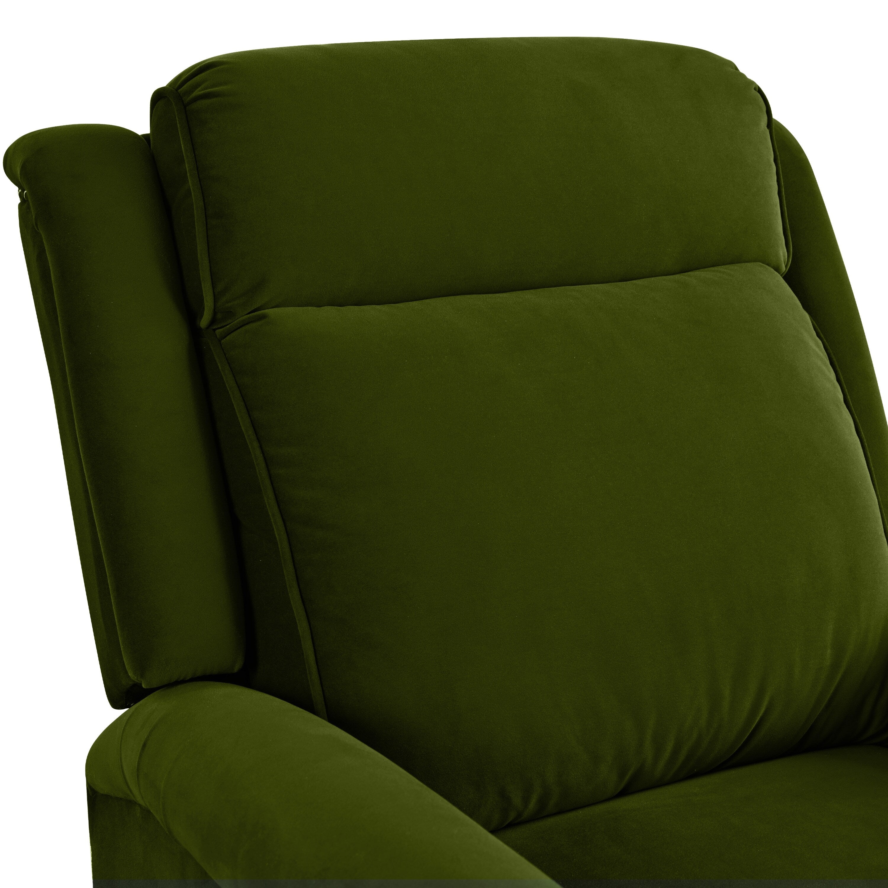 Fauteuil inclinable pivotant moderne en velours Marloo par Christopher Knight Home
