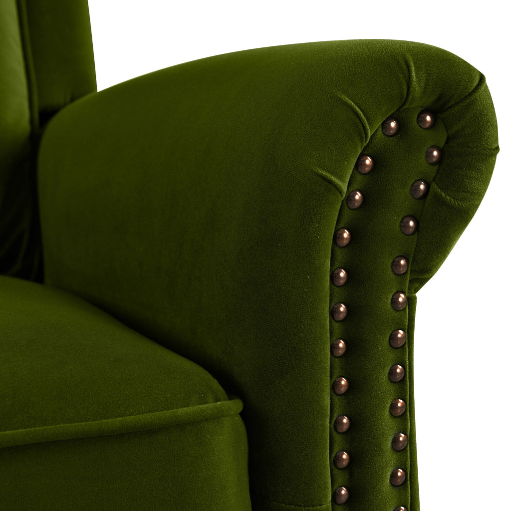 Fauteuil inclinable pivotant moderne en velours Marloo par Christopher Knight Home