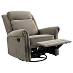 Fauteuil inclinable pivotant moderne en velours Marloo par Christopher Knight Home