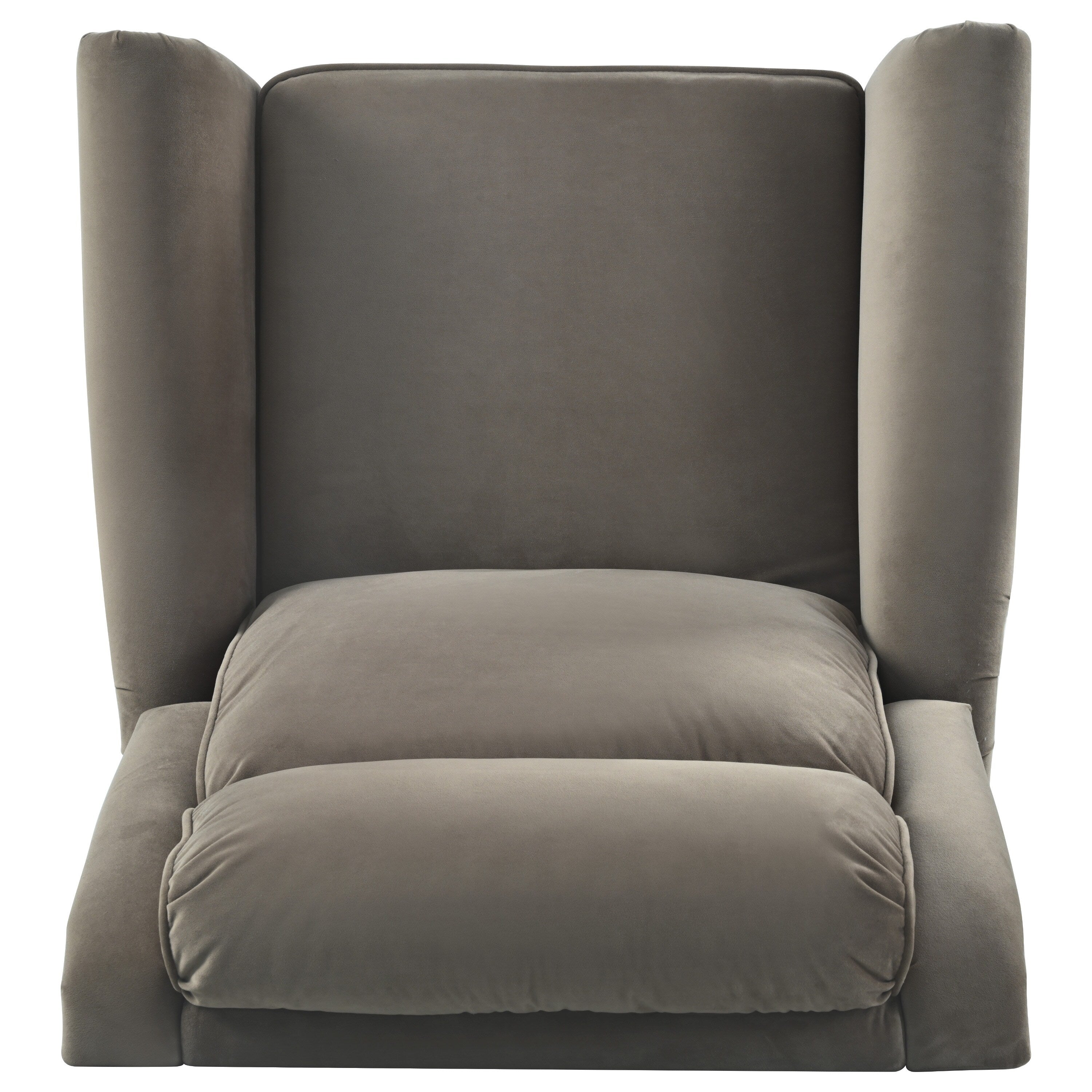 Fauteuil inclinable pivotant moderne en velours Marloo par Christopher Knight Home