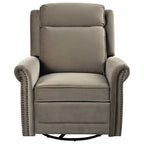 Fauteuil inclinable pivotant moderne en velours Marloo par Christopher Knight Home