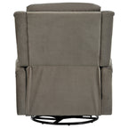 Fauteuil inclinable pivotant moderne en velours Marloo par Christopher Knight Home