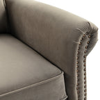 Fauteuil inclinable pivotant moderne en velours Marloo par Christopher Knight Home