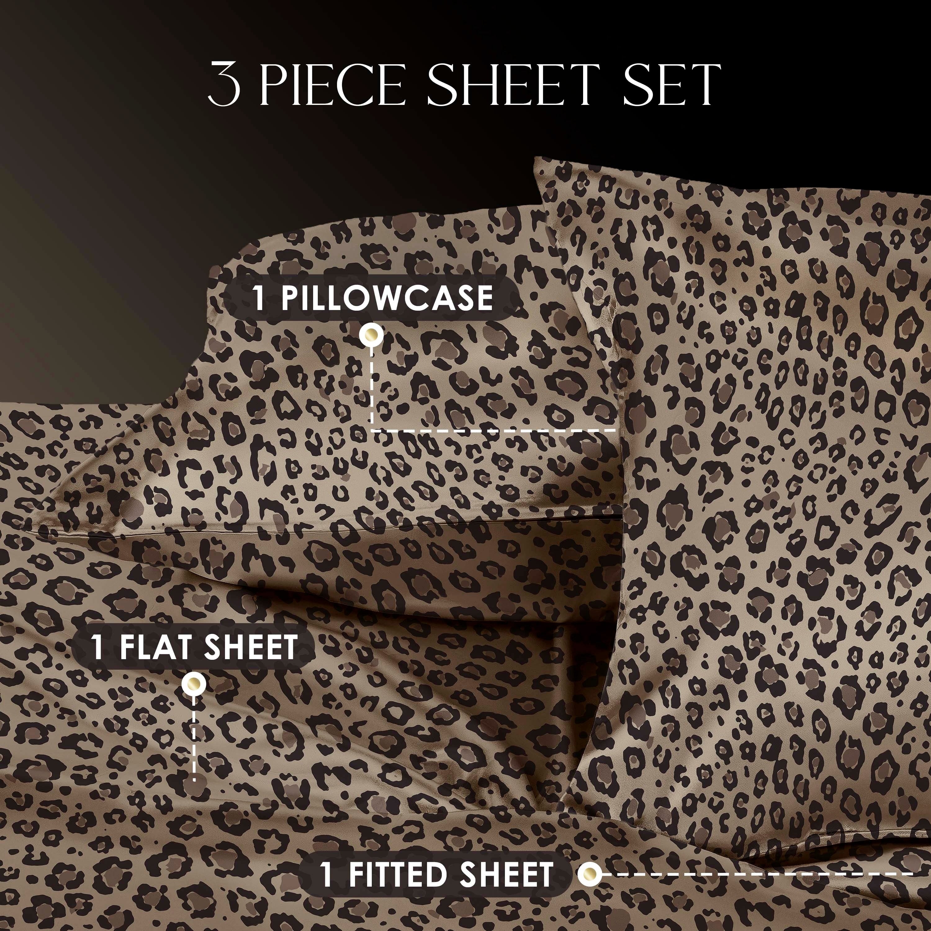 Parure de draps Martex Elegance en satin de soie doux et respirant pour cheveux et peau