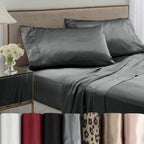 Parure de draps Martex Elegance en satin de soie doux et respirant pour cheveux et peau