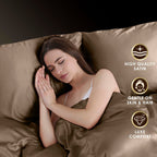Parure de draps Martex Elegance en satin de soie doux et respirant pour cheveux et peau