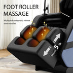 Fauteuil de massage inclinable à gravité zéro avec pression d'air sur tout le corps