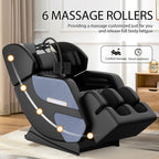 Fauteuil de massage inclinable à gravité zéro avec pression d'air sur tout le corps