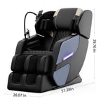 Fauteuil de massage inclinable à gravité zéro avec pression d'air sur tout le corps