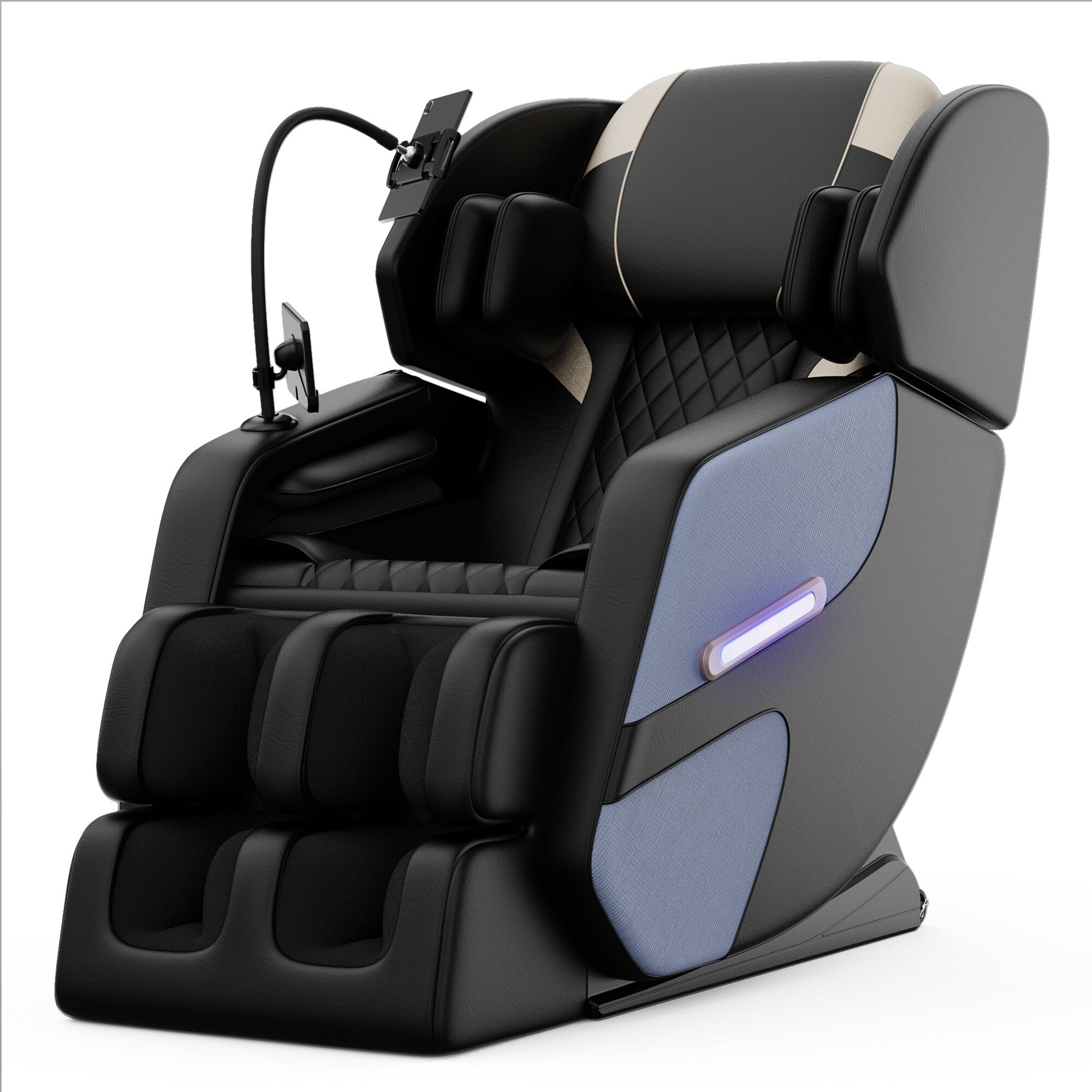 Fauteuil de massage inclinable à gravité zéro avec pression d'air sur tout le corps