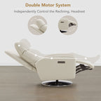 Fauteuil inclinable pivotant à double moteur Mateo