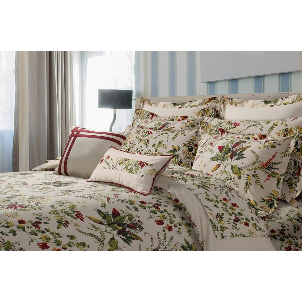 Parure de lit 5 pièces surdimensionnée en coton imprimé floral Maui