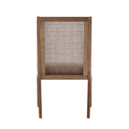 Chaises de salle à manger Maurers rembourrées en rotin et bois (lot de 2) par Christopher Knight Home