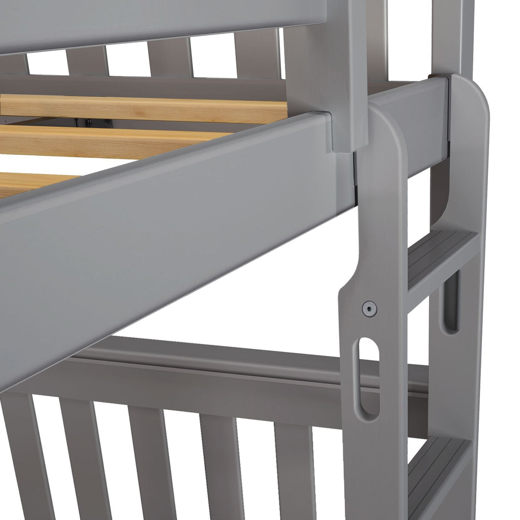 Max and Lily Twin over Twin Solid Wood Bunk Bed