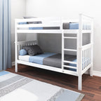Max and Lily Twin over Twin Solid Wood Bunk Bed