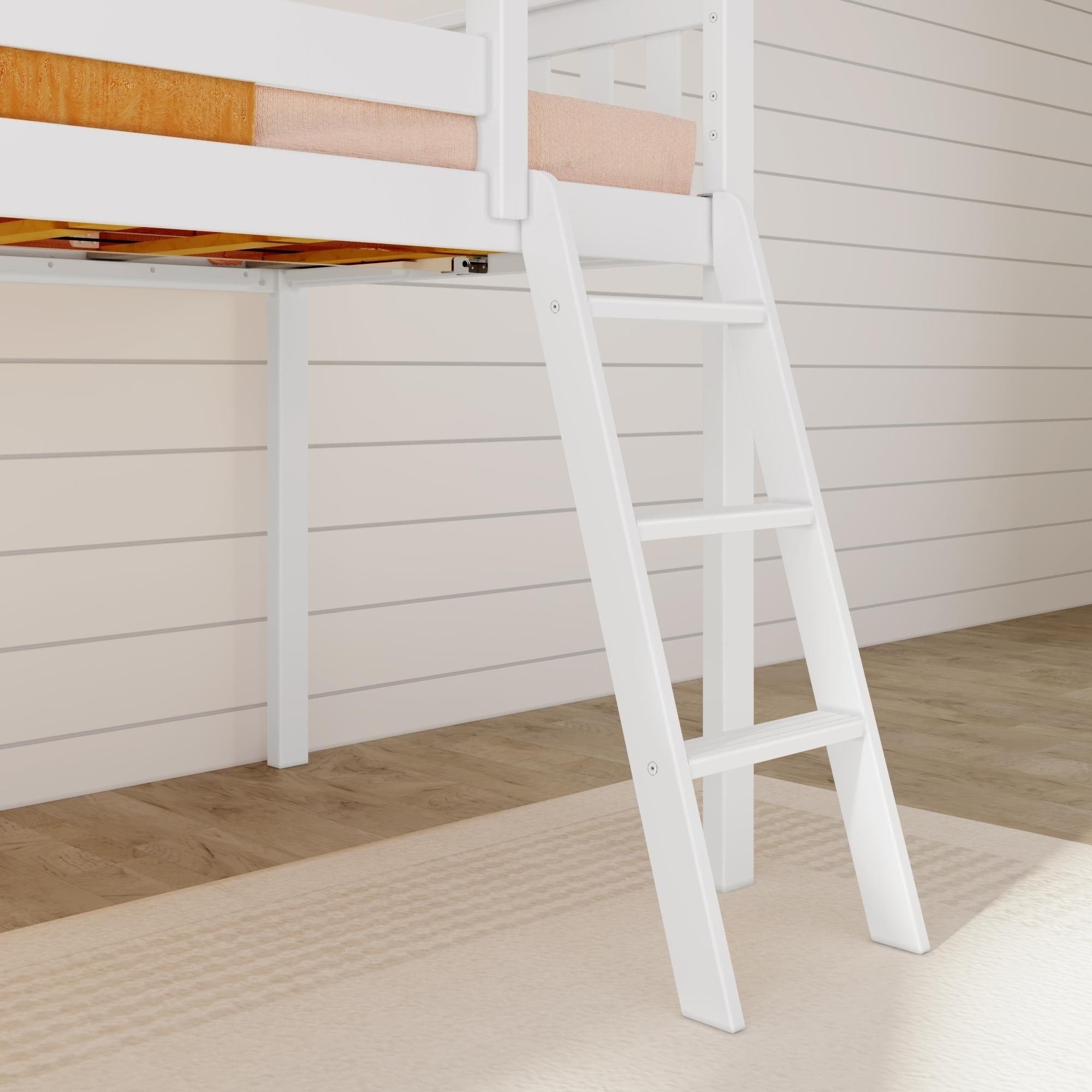 Max et Lily Classic Twin-Size Low Loft avec Easy Slide